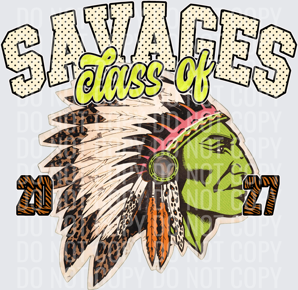 KayndiDesigns 10.26 Class of 2027 Bright Savages
