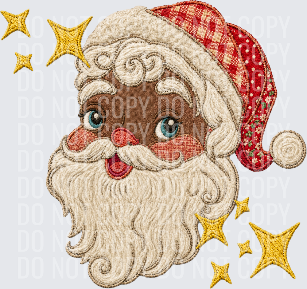 vintage santa patchwork 2