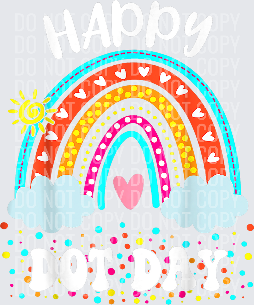 Happy International Dot Day Colorful Polka Dot Kids T-Shirt