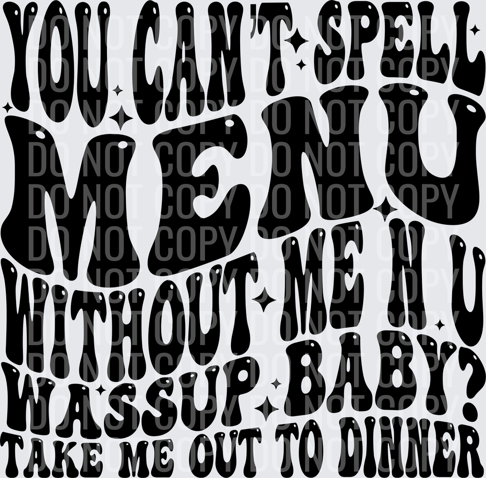 You can’t spell menu HWDS