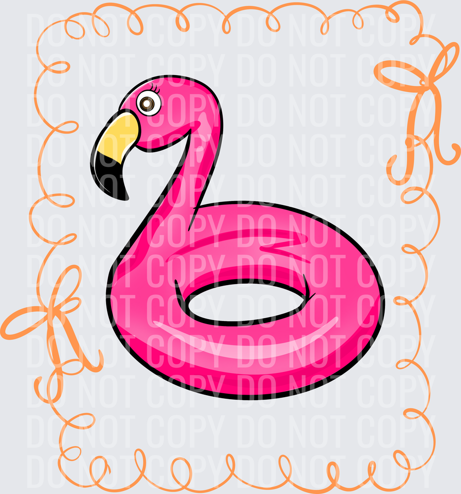 flamingo floaty