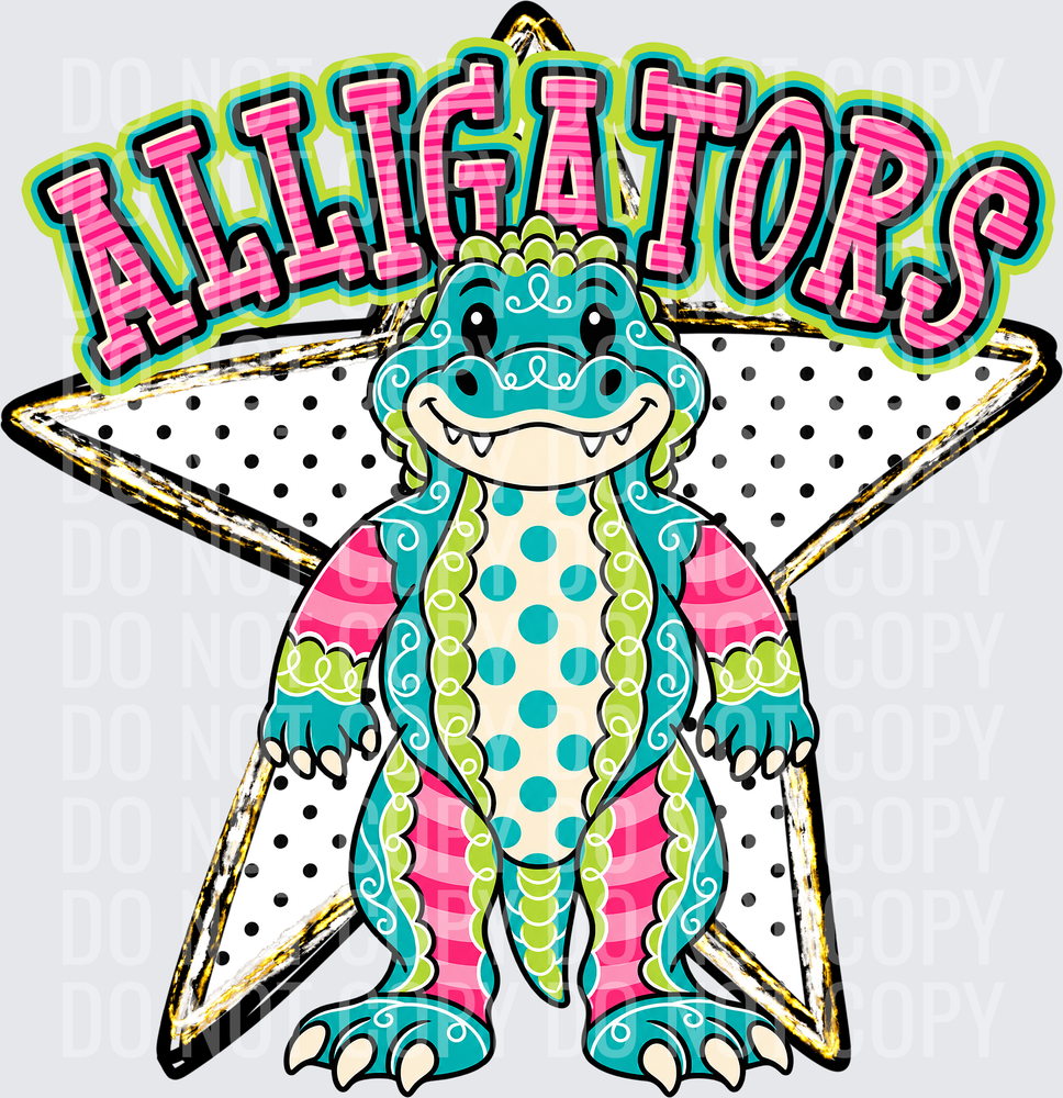 KayndiDesigns 10.26 Pattern Parade Star Alligators