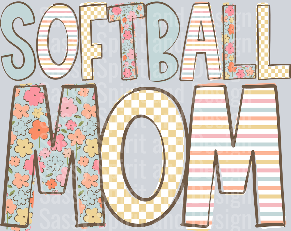 Doodle Loo Softball Mom