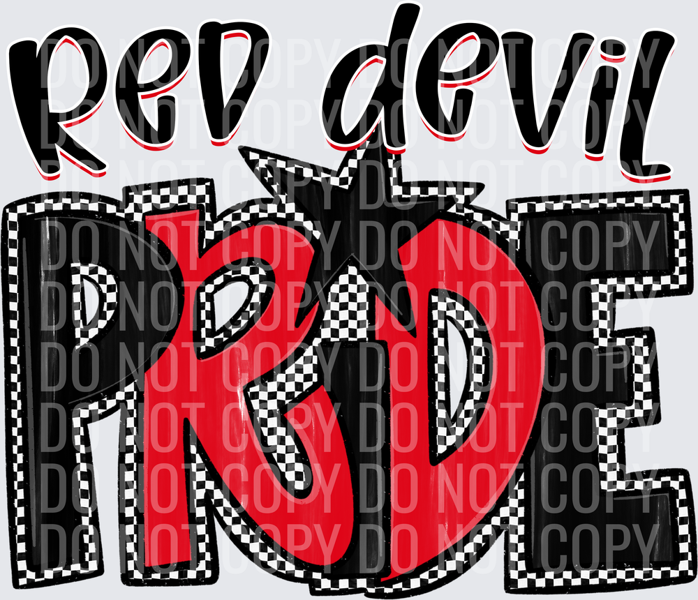Red Devil red&black