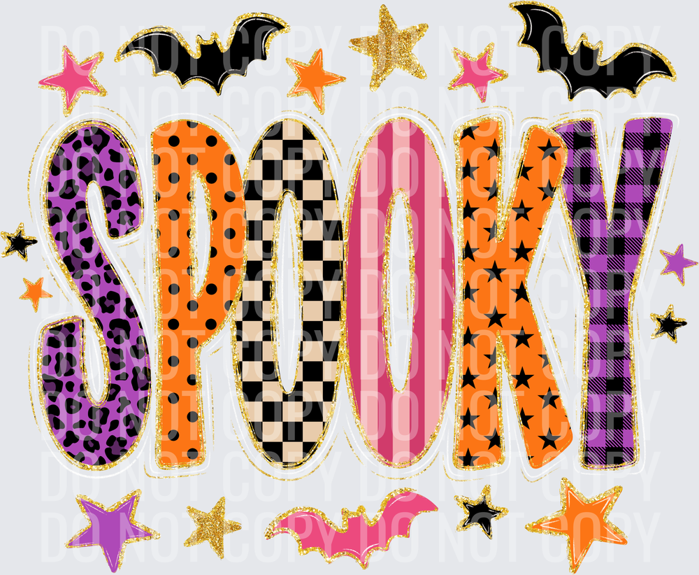 Spooky Halloween Letters