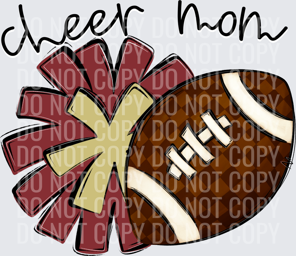 Cheer Mom - CC0926-0022 - Crimson-Lt Gold