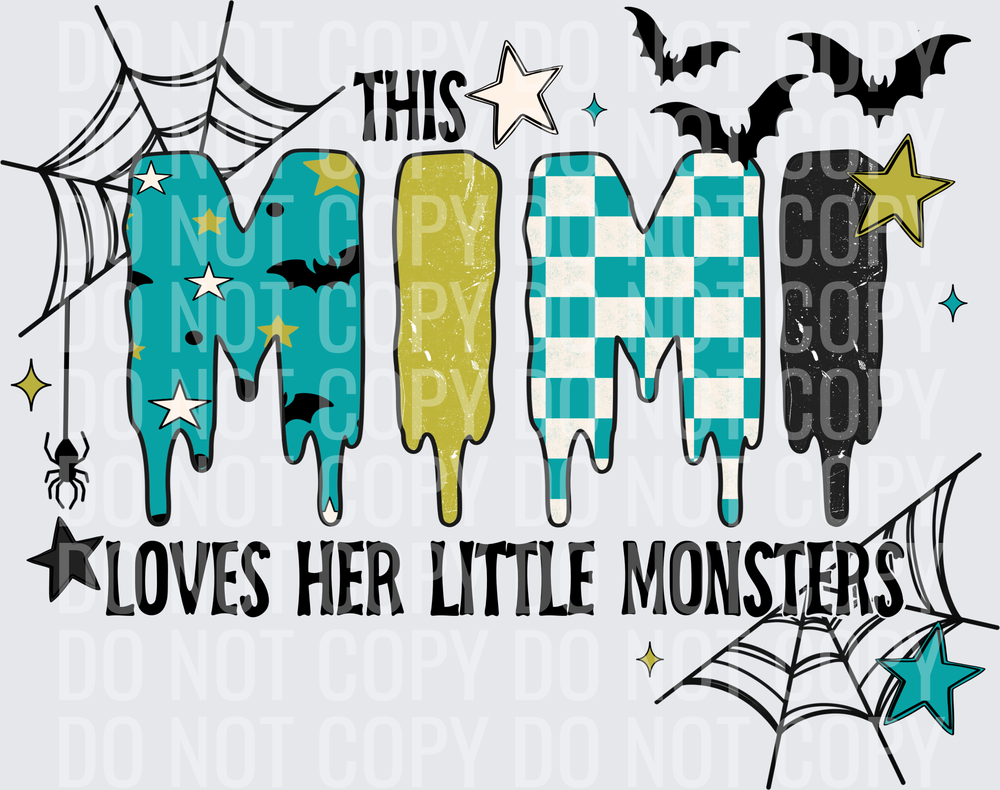 This Mimi loves her little monsters