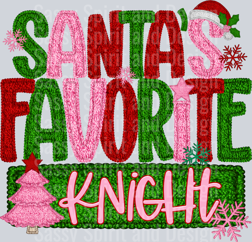 SANTAS FAVORITE KNIGHT