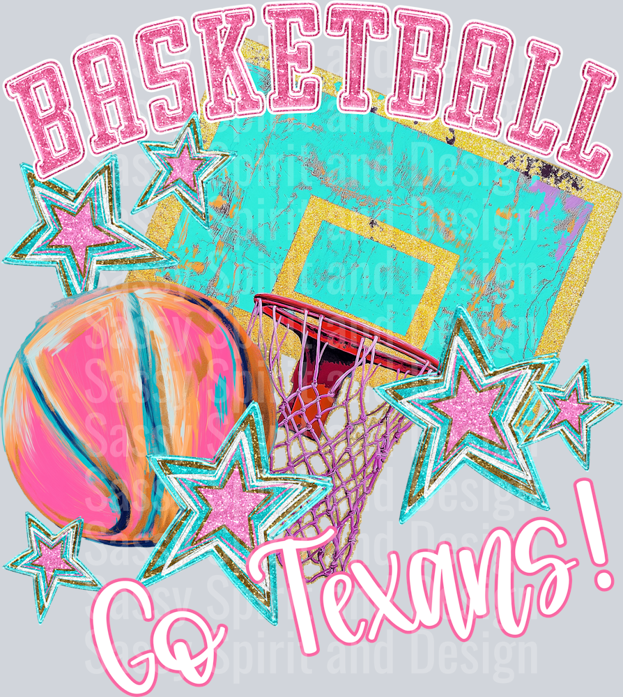 BRIGHT BASKETBALL GO TEXANS