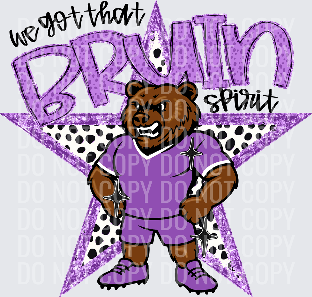 KayndiDesigns 09.26 We Got That Spirit Bruin Purple