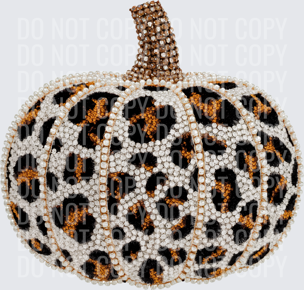 PUMPKIN LEOPARD DIAMOND PEARL
