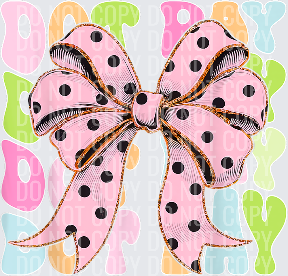 Happy-Dot-Day-Coquette-Bow-Polka-Dot-Sept-15th-Girly-T-Shirt