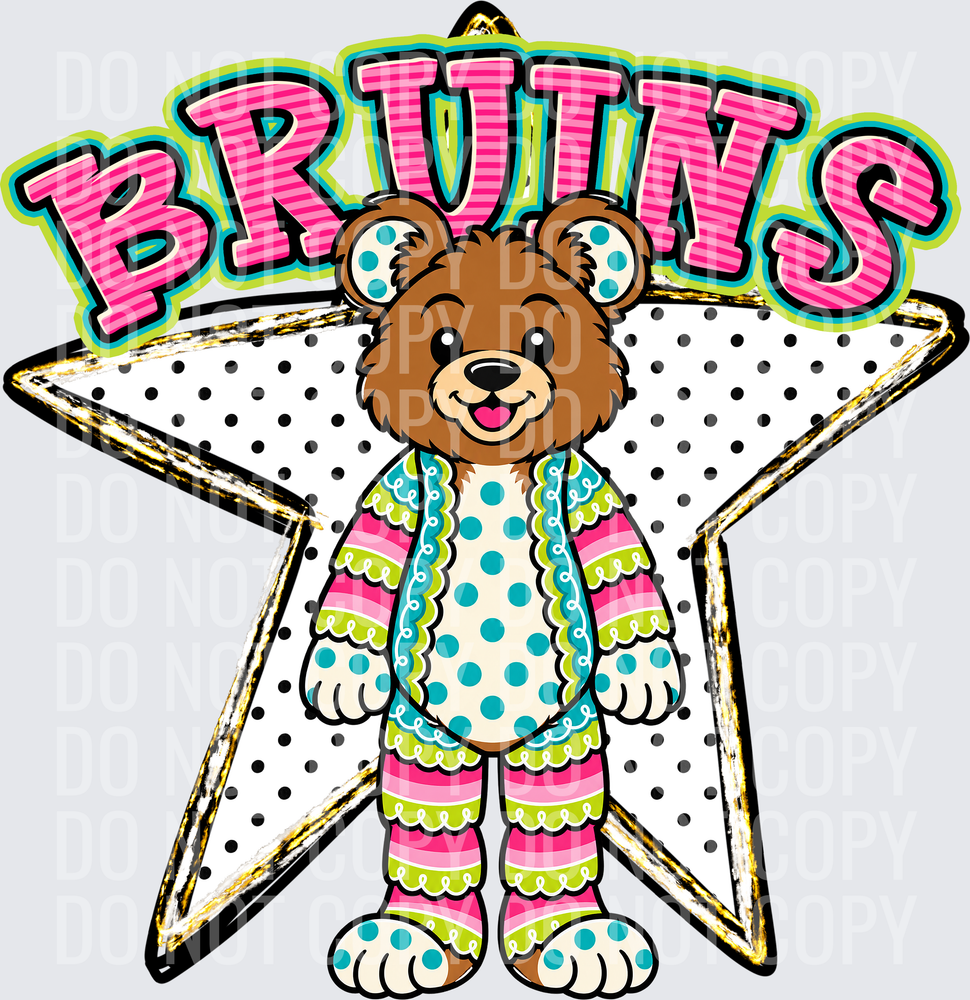 KayndiDesigns 10.26 Pattern Parade Star Bruins