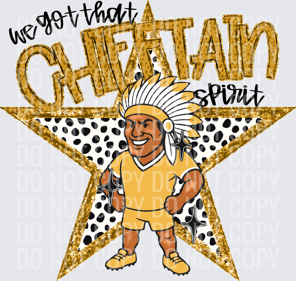 KayndiDesigns 09.26 We Got That Spirit Chieftain Gold