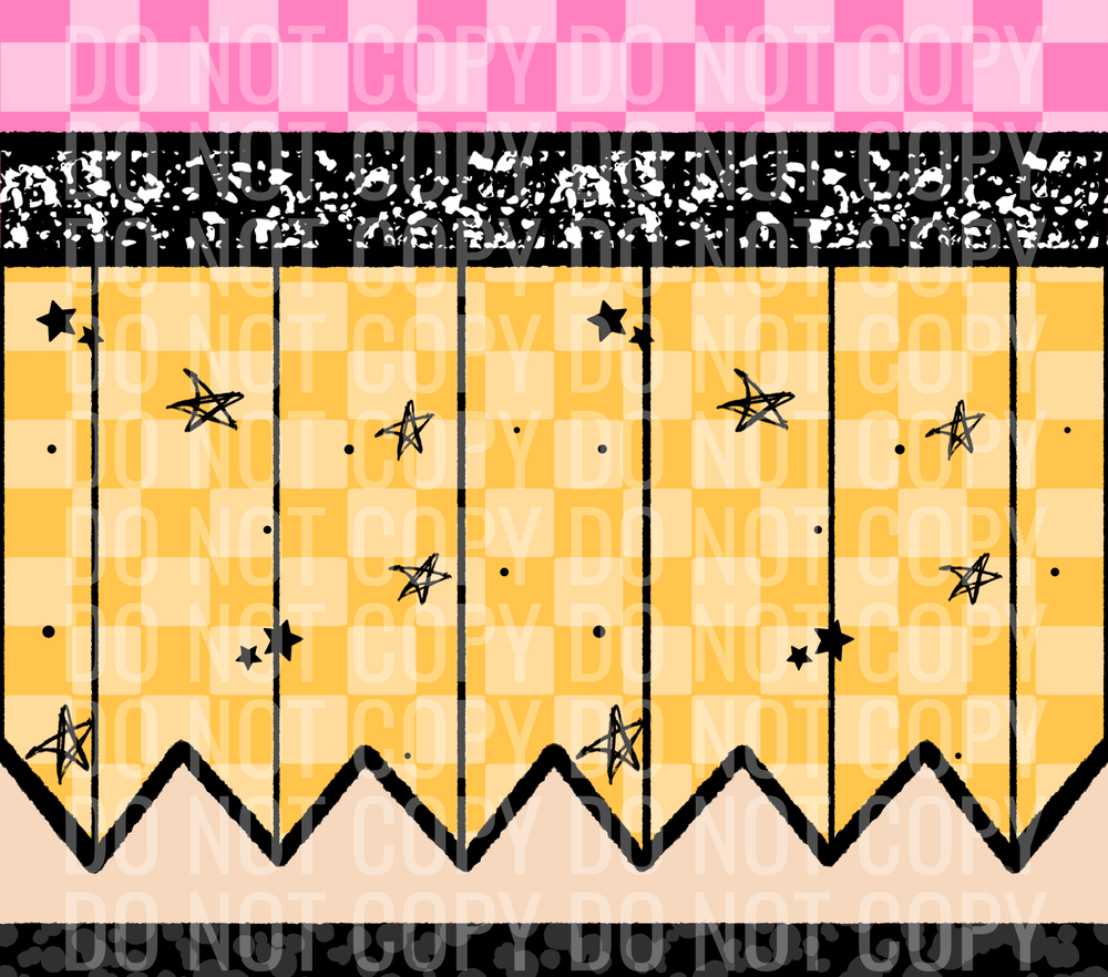 Pencil tumbler wrap