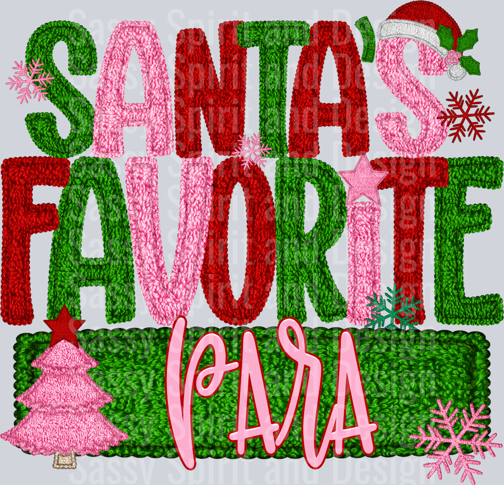 SANTAS FAVORITE PARA