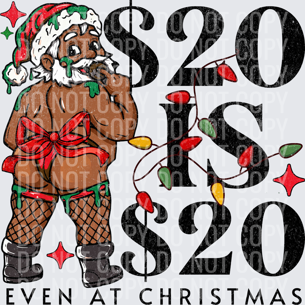 20 IS 20 EVEN AT CHRISTMAS 2 DISTRESSED