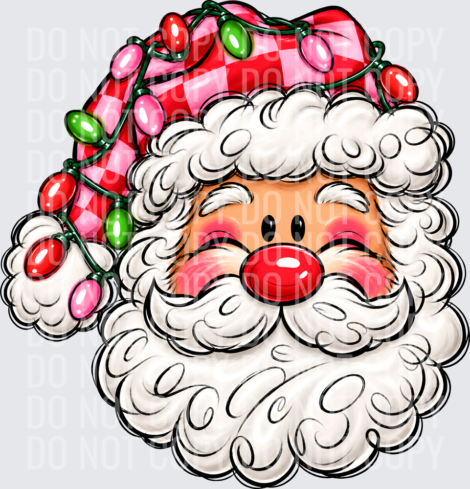 SANTA FACE DOODLE