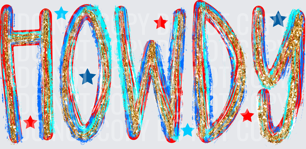 HOWDY BRUSH GLITTER