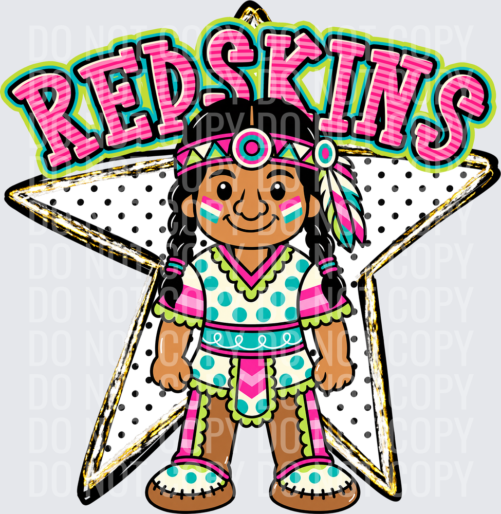 KayndiDesigns 10.26 Pattern Parade Star Redskins 4