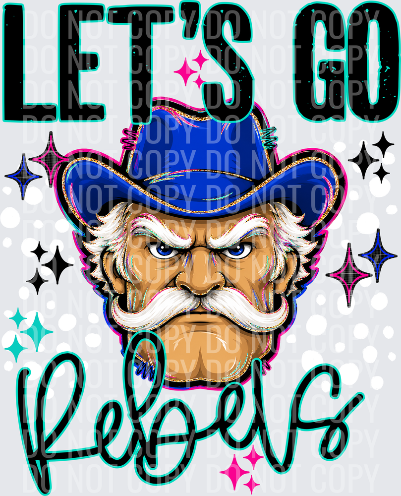 LETS GO MASCOTS REBELS