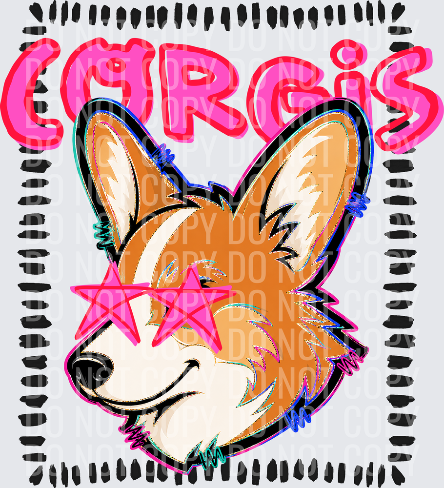 KayndiDesigns 08.26 Starstruck Corgis