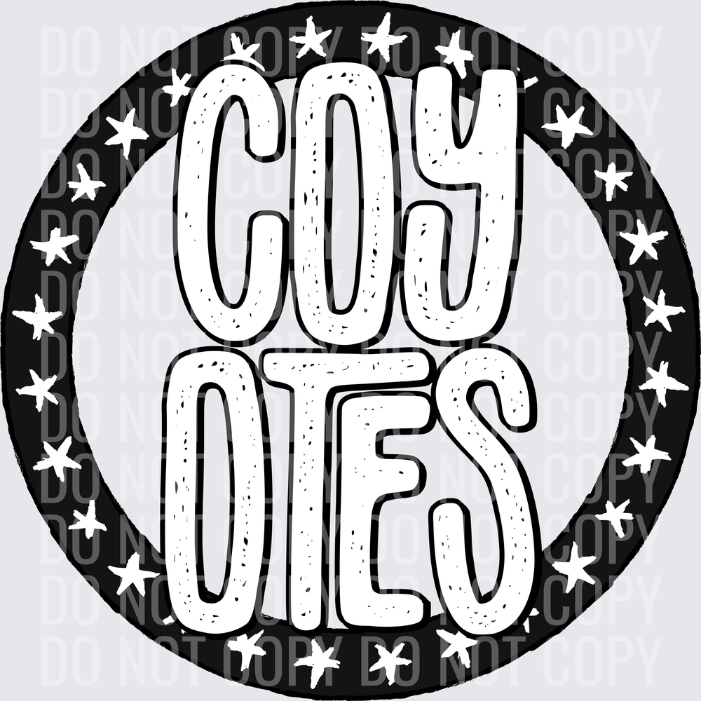 CoyotesStarCircleBlackWhite