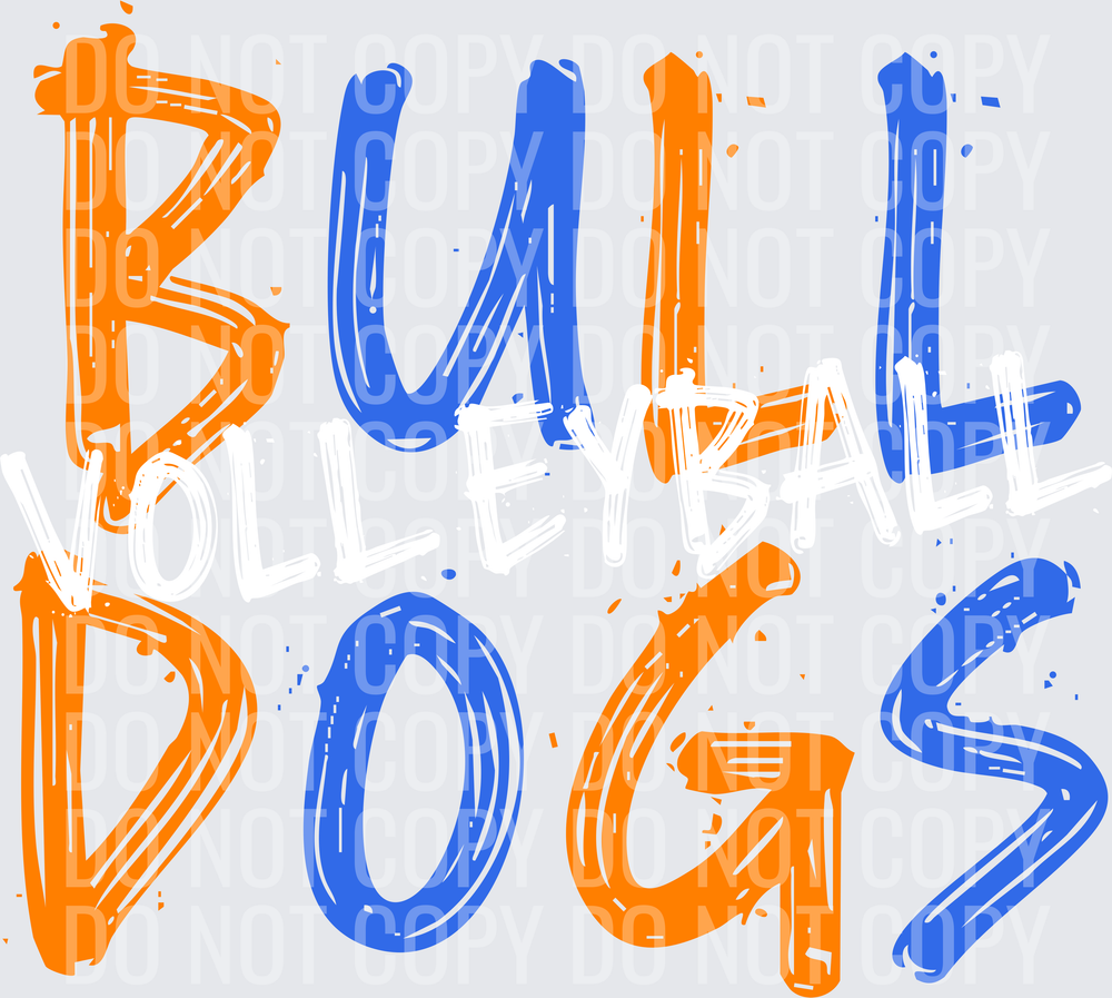 BulldogsOrangeRoyal-Volleyball