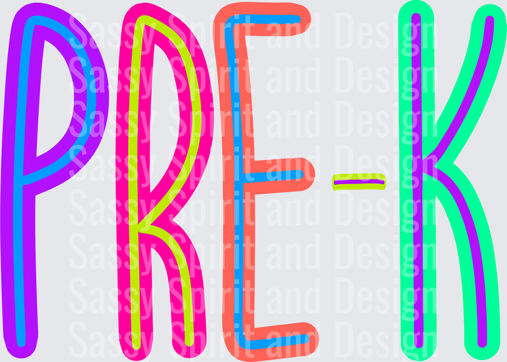 Back to School Brights PRE K