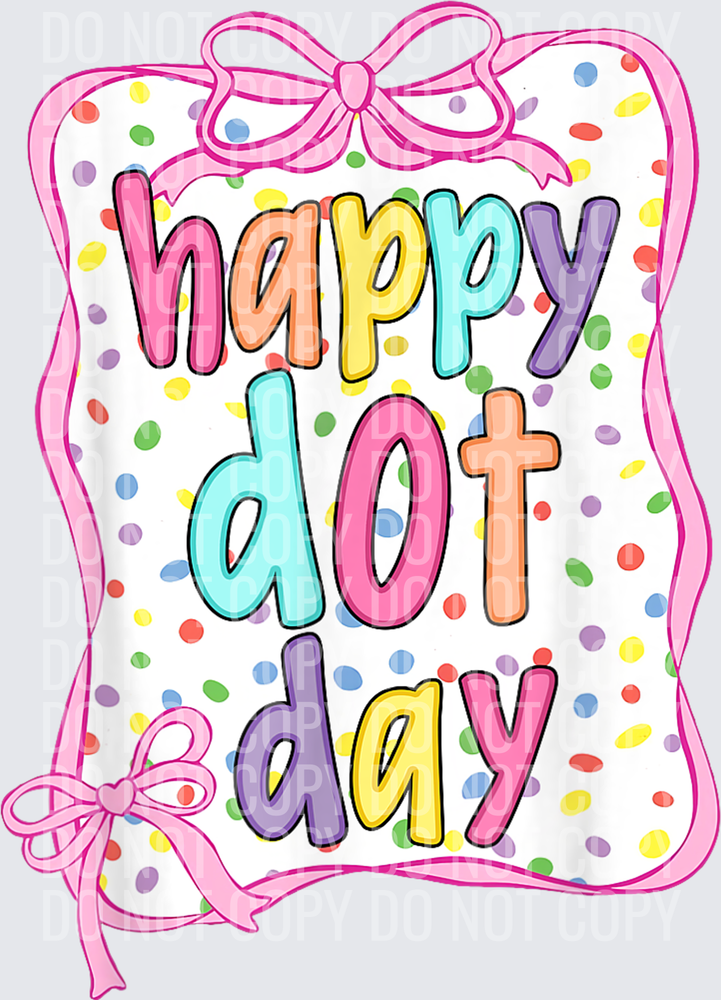 Groovy-Happy-Dot-Day-Colorful-Polka-Dot-Kids-Boys-Girls-T-Shirt-(1)