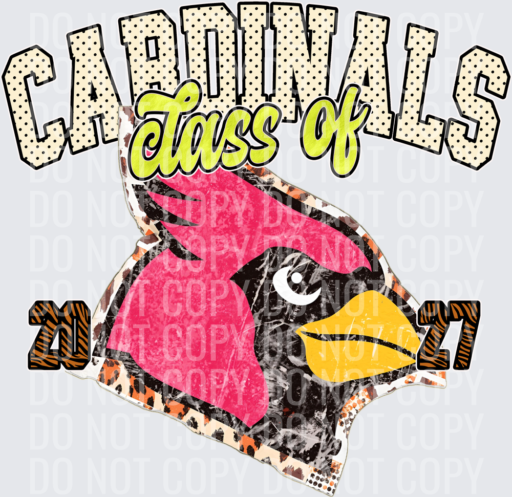 KayndiDesigns 10.26 Class of 2027 Bright Cardinals