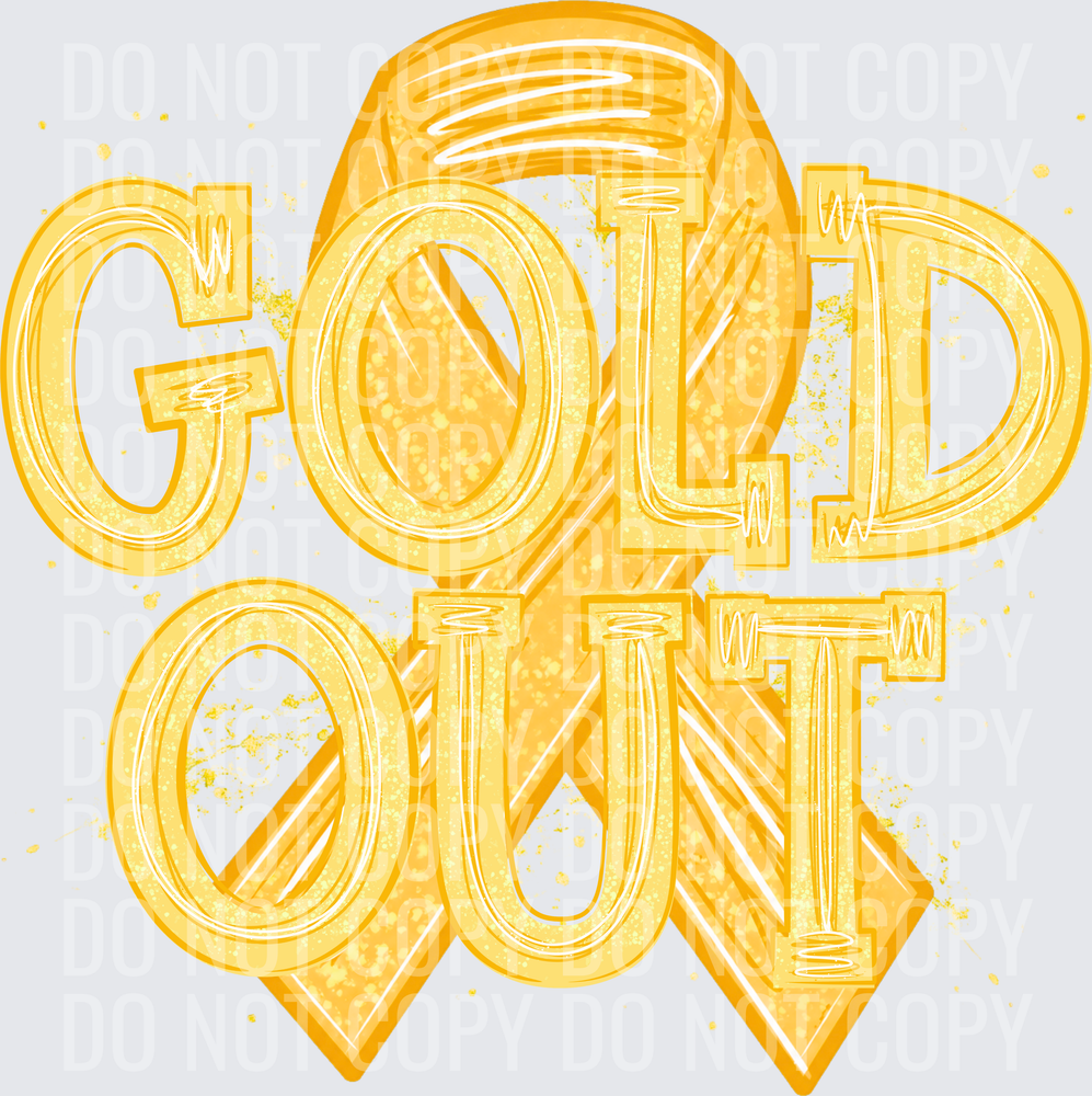 GOLD OUT RIBBON