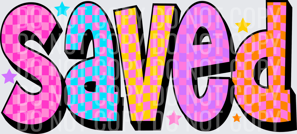 SAVED CHECKERED