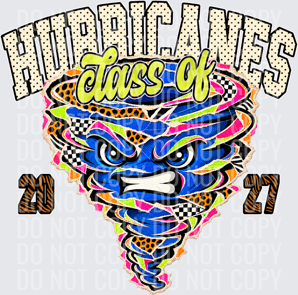 KayndiDesigns 10.26 Class of 2027 Bright Hurricanes