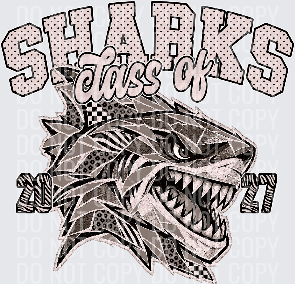 KayndiDesigns 10.26 Class of 2027 Neutral Sharks 2