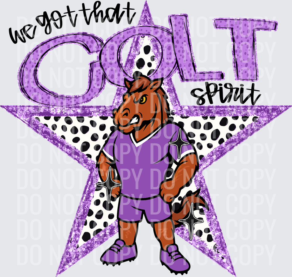 KayndiDesigns 09.26 We Got That Spirit Colt Purple