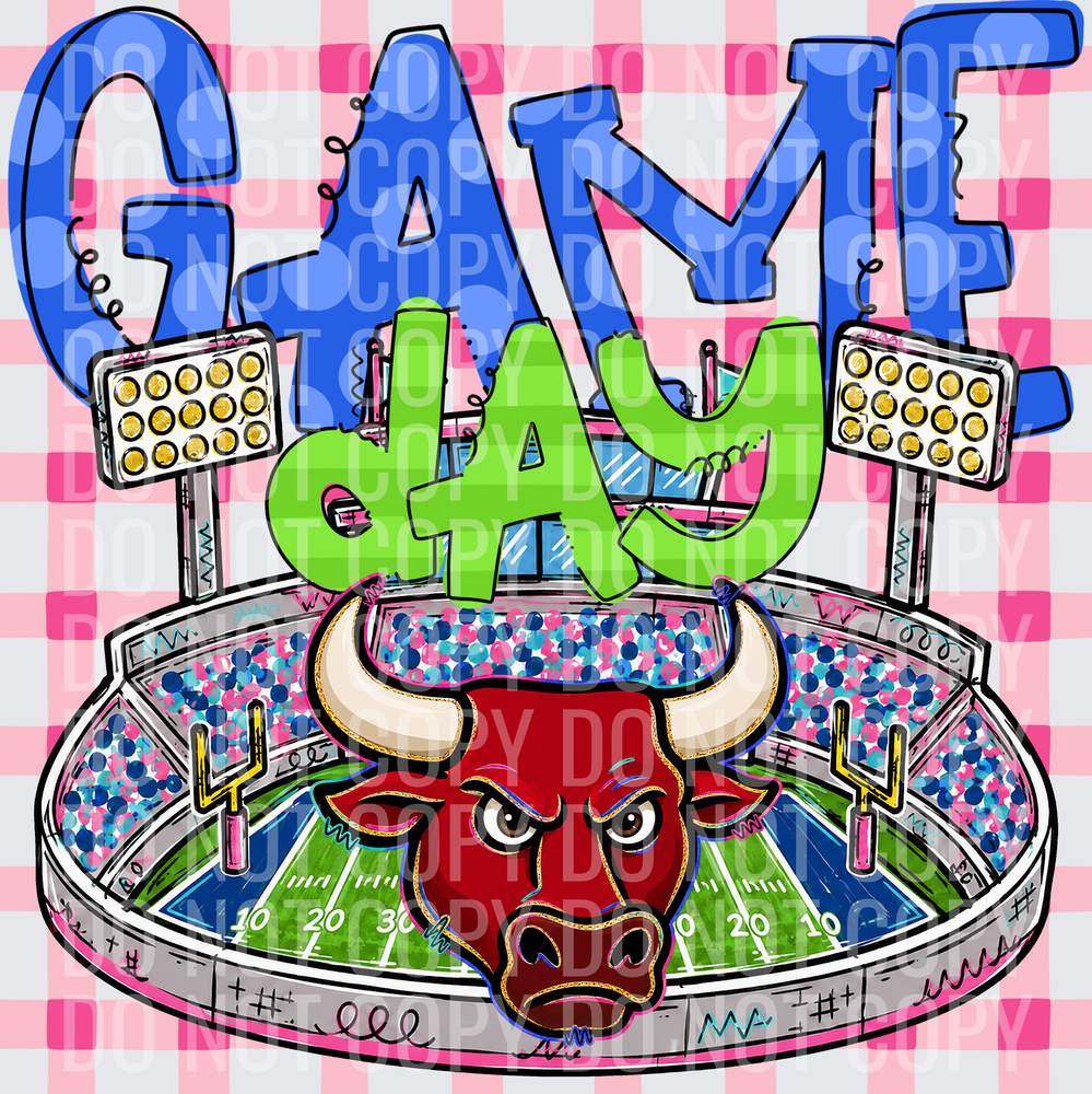 KayndiDesigns 08.26 Game Day Stadium Bulls 3
