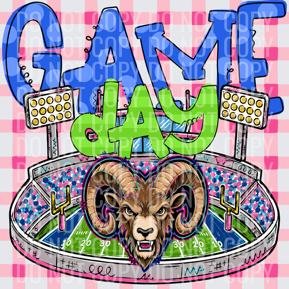KayndiDesigns 08.26 Game Day Stadium Rams