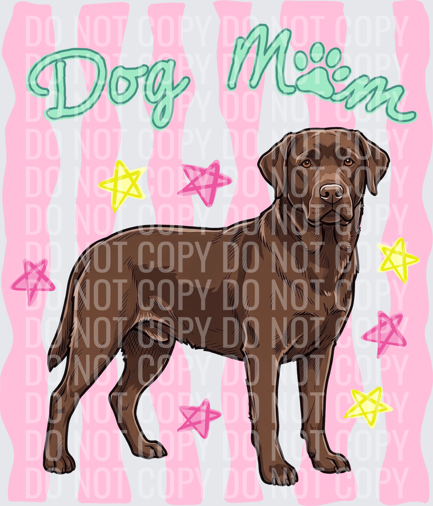 Chocolate Labrador Dog Mom
