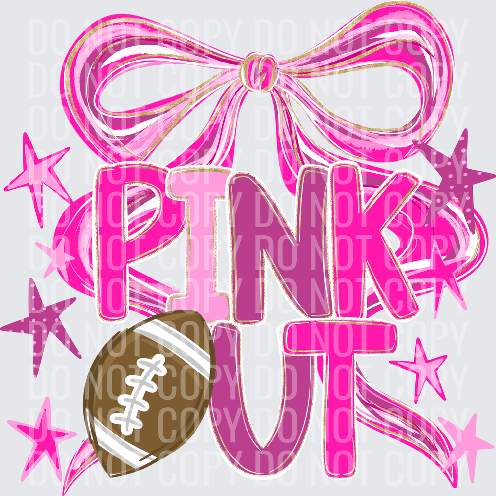 pink out bow football