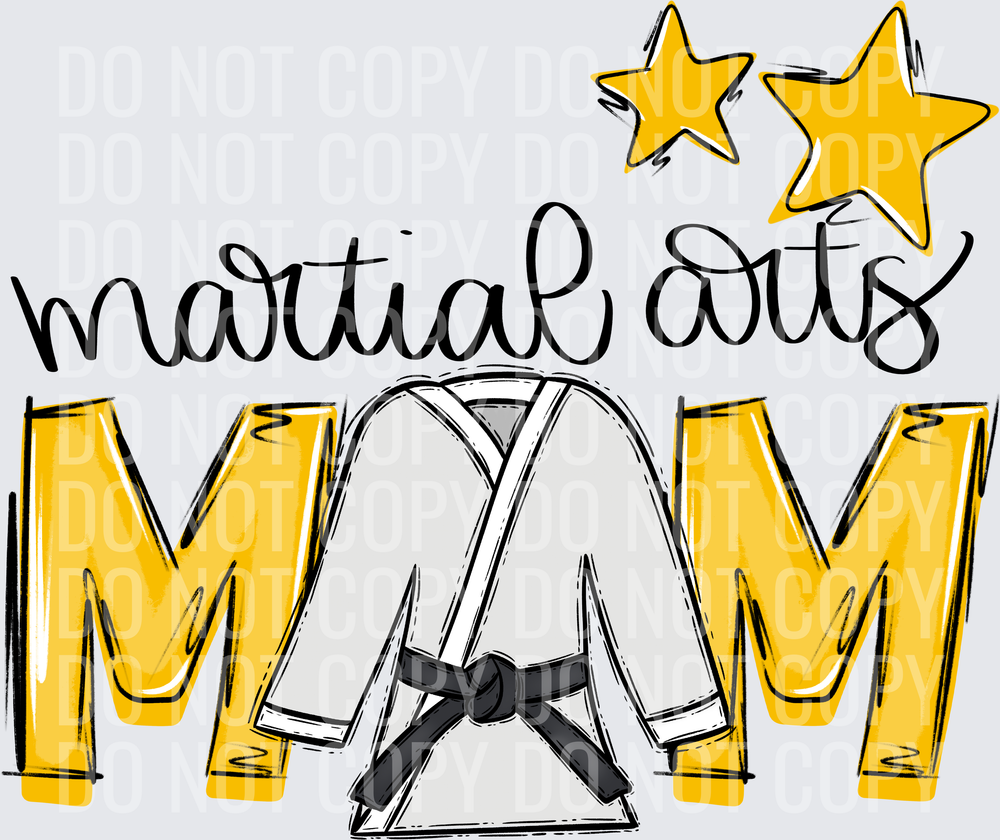 yellow martial arts