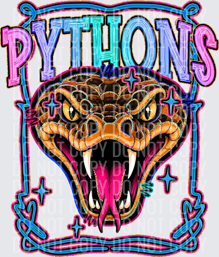 KayndiDesigns 08.26 Retro Pop Pythons