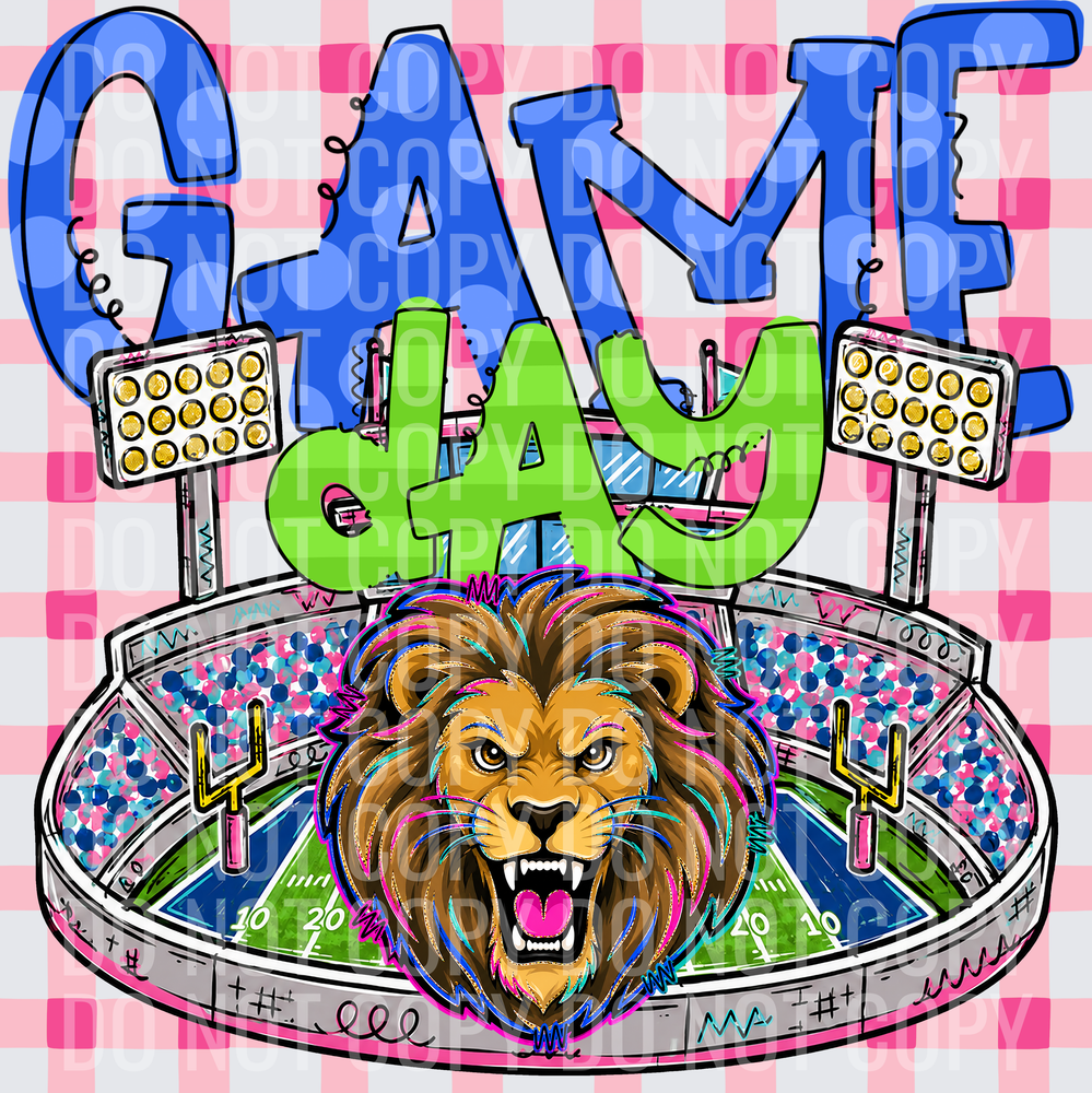 KayndiDesigns 08.26 Game Day Stadium Lions