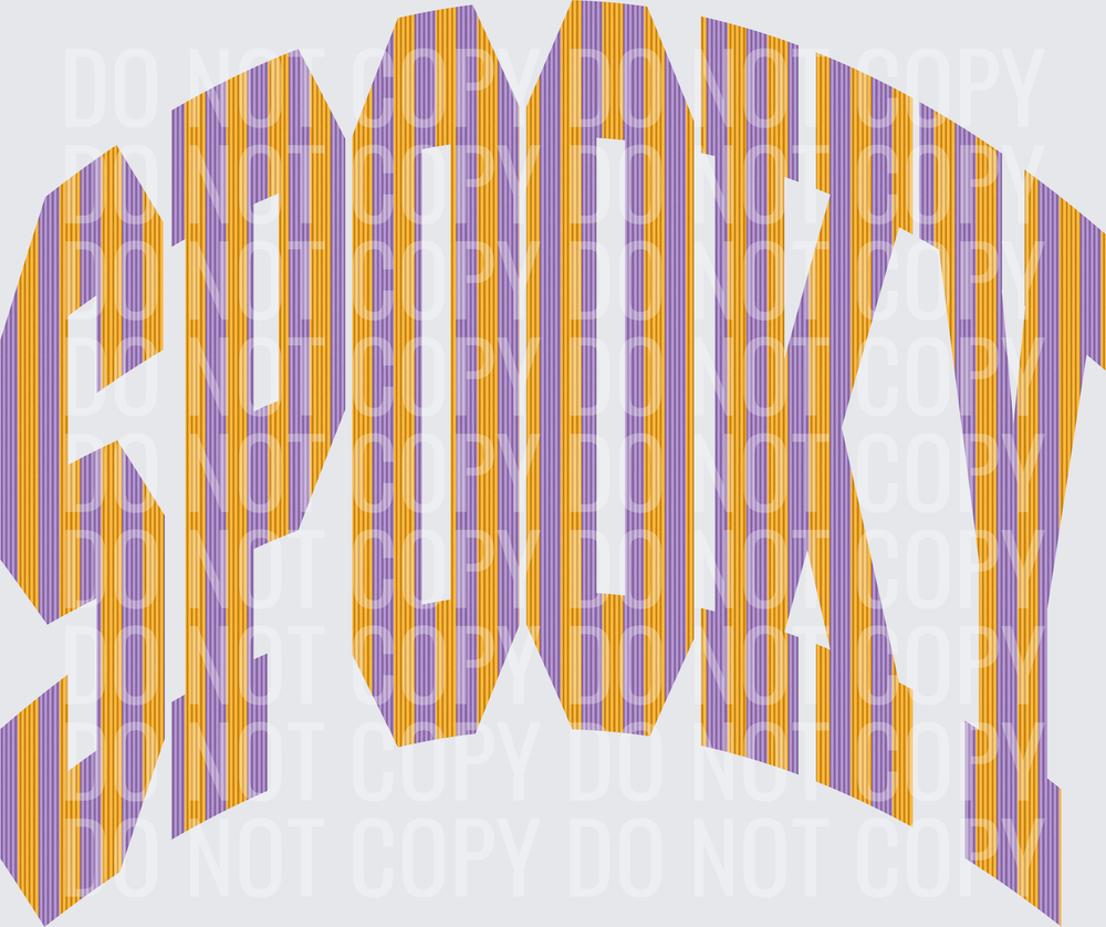 SPOOKY WORD ART