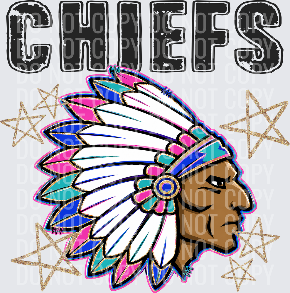 KayndiDesigns 08.26 Grunge Varsity Chiefs