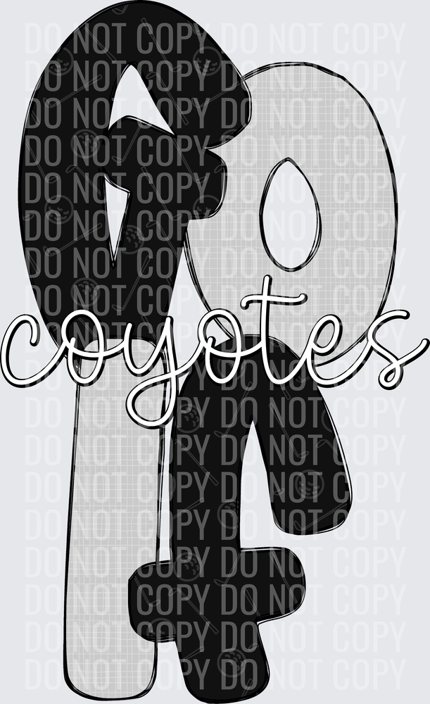 CoyotesBlackSilver-Golf