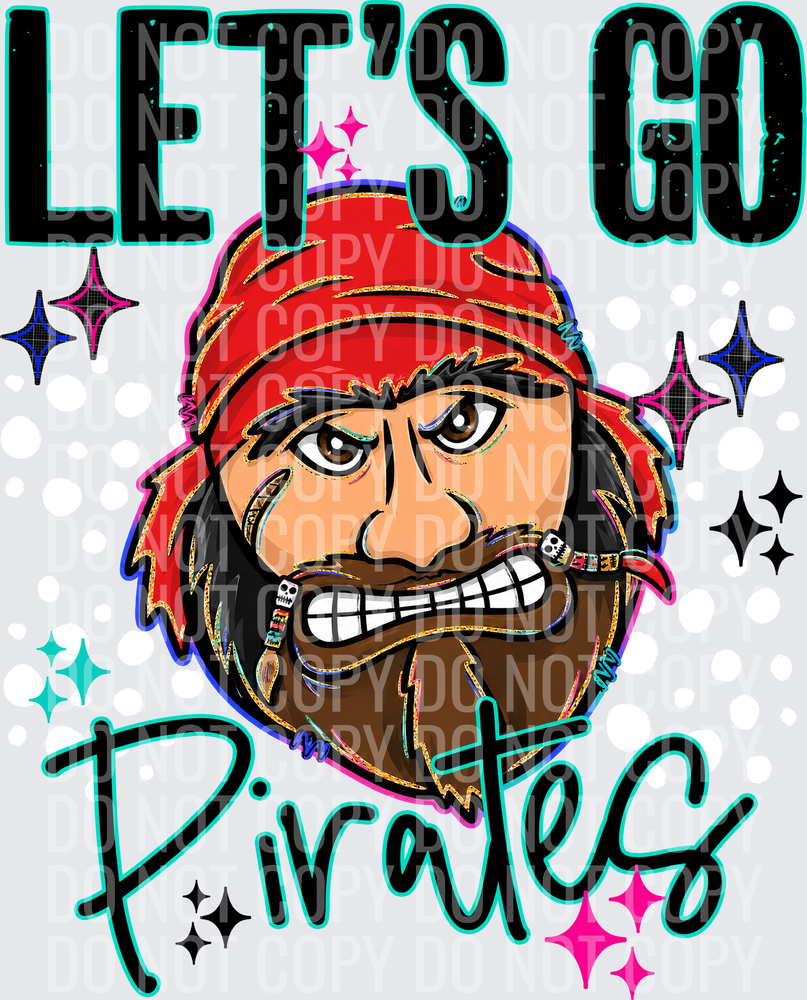 LETS GO MASCOTS PIRATES
