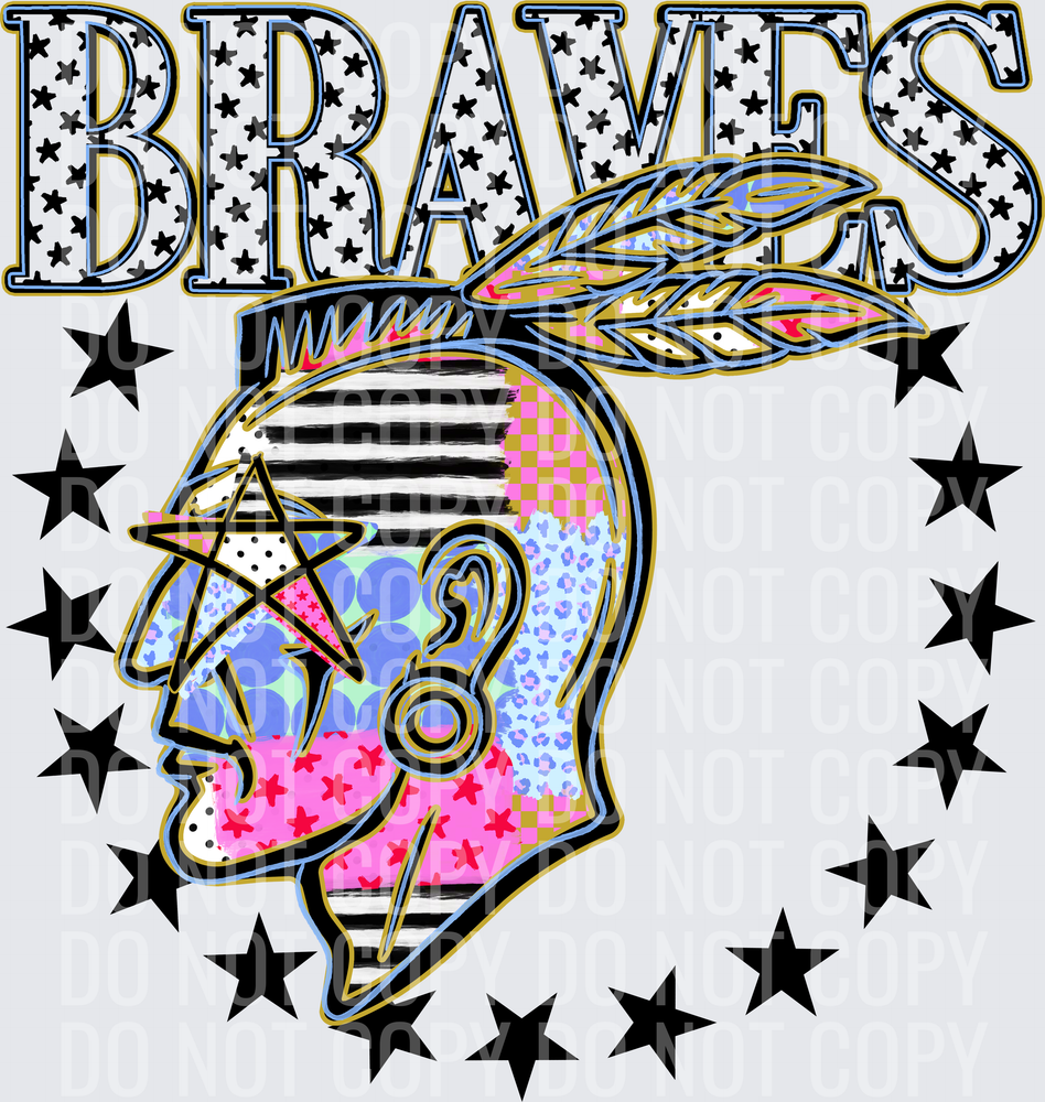 KayndiDesigns 09.26 Patchwork Varisty Stars Braves 2