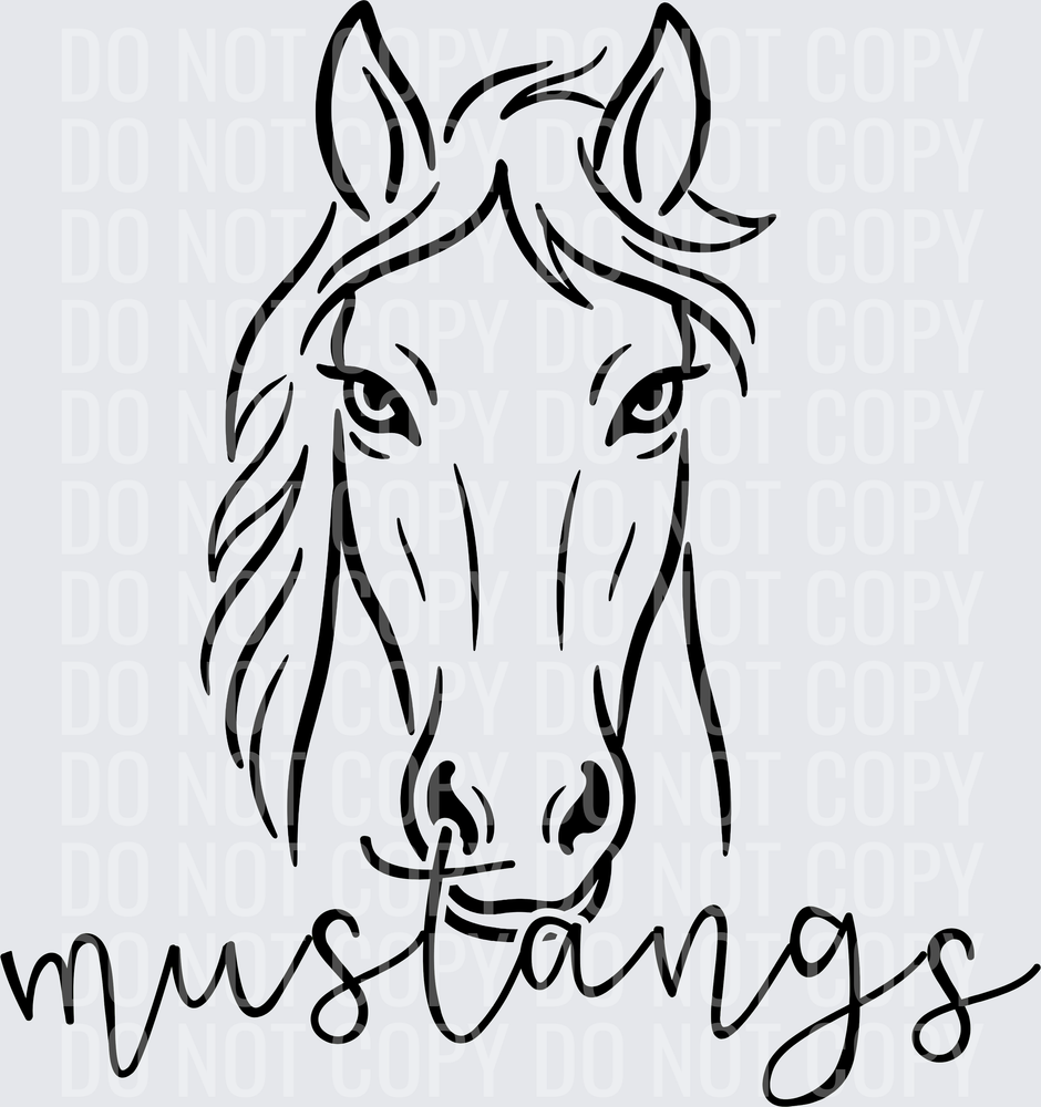 MUSTANGS black 300dpi
