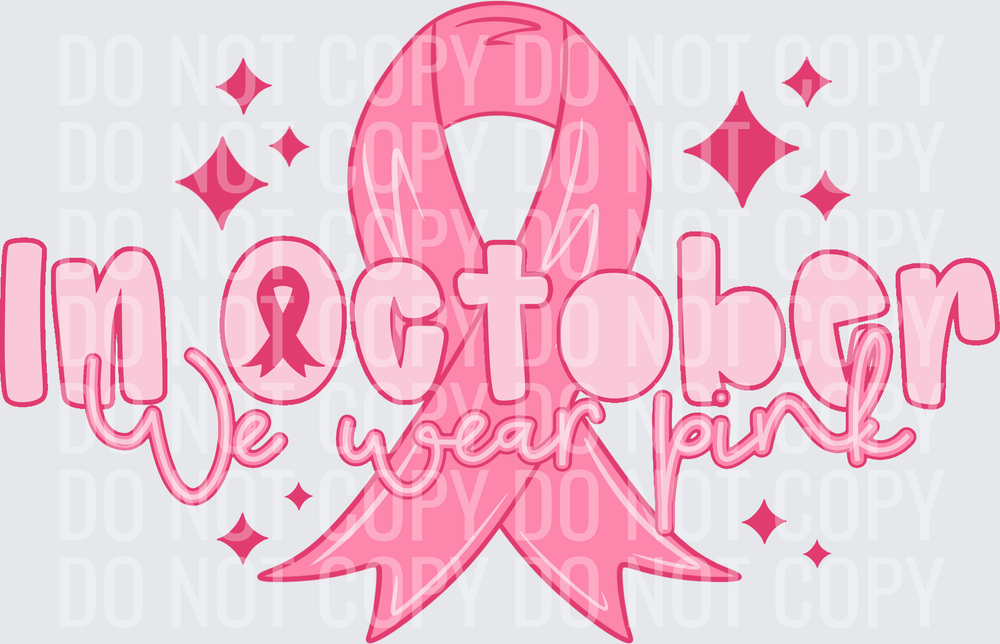 In October wear pink